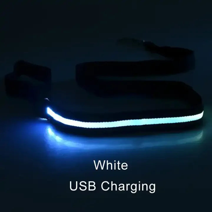 "LumiWalk™ - Correa LED de Seguridad Recargable"